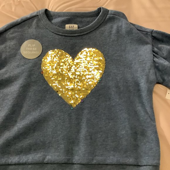 GAP Shirts & Tops Girls Sequin Flip Shirt Poshmark